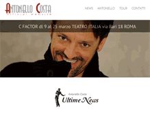 Tablet Screenshot of antonellocosta.it